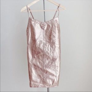For love and lemons metallic Luna dress
